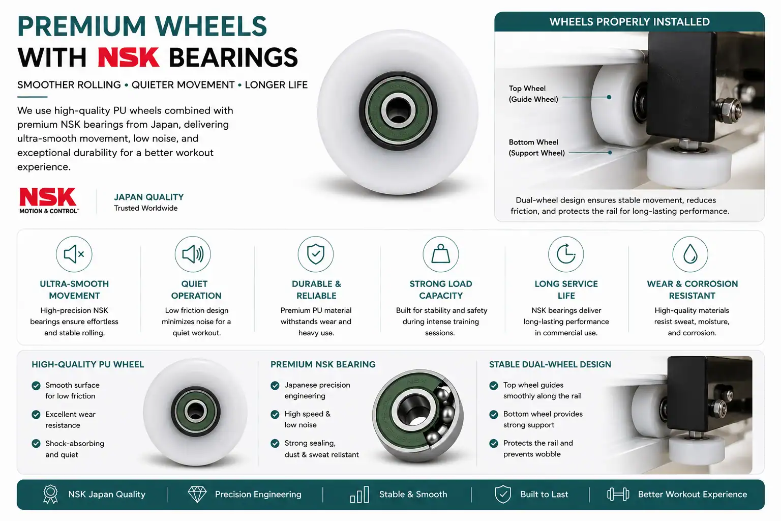 Precision Wheel u0026 NSK Bearing System webp