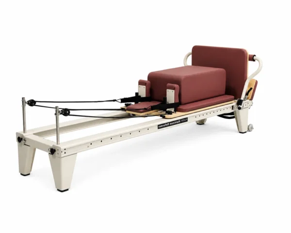CP108 full track aluminum Pilates reformer main view for commercial studio equipment
