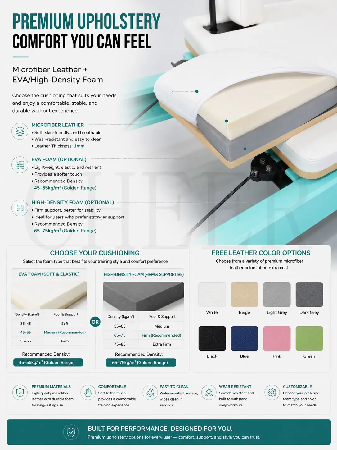 premium upholstery