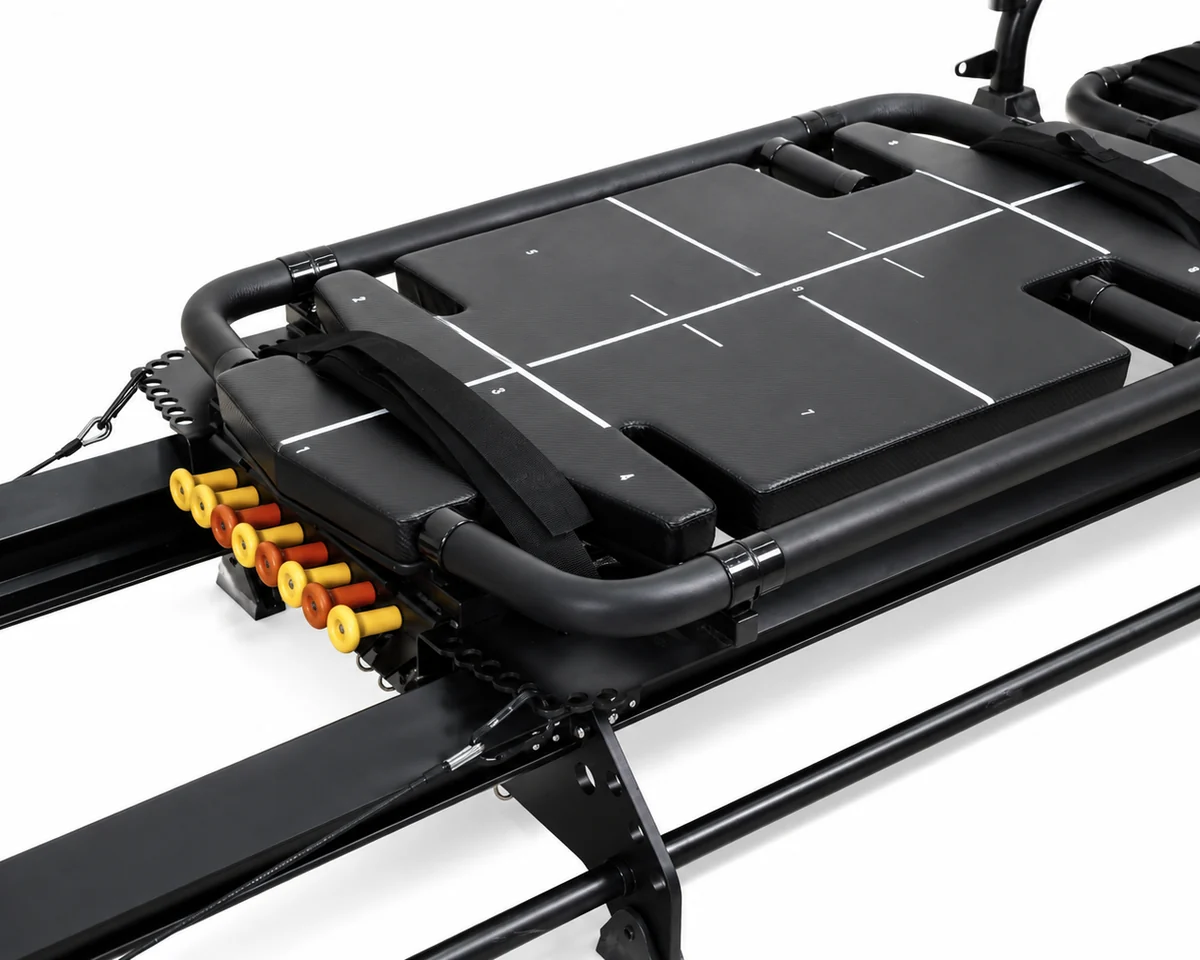 CP112 Mega Reformer carriage and spring detail