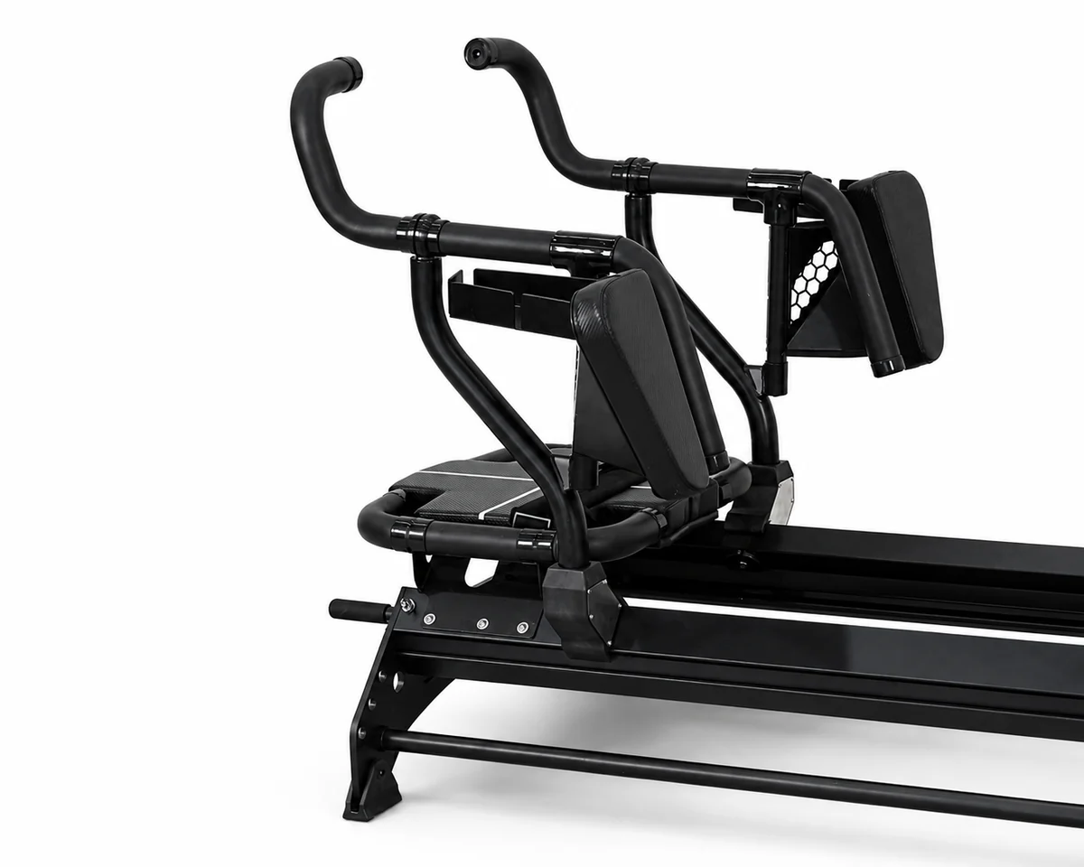 CP112 Mega Reformer front handle detail