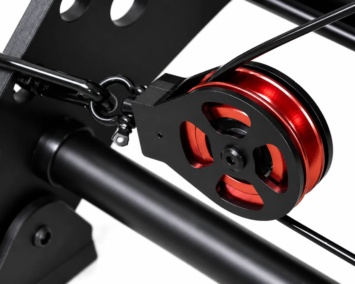 CP112 Mega Reformer pulley wheel detail