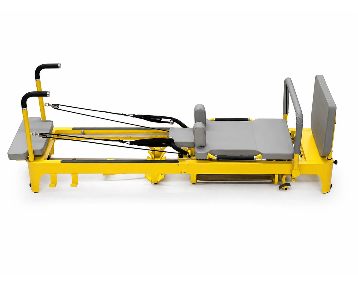 Commercial yellow steel Mega Core Reformer CP114 side view