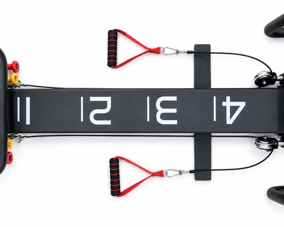CP116 numbered track and resistance cord system detail
