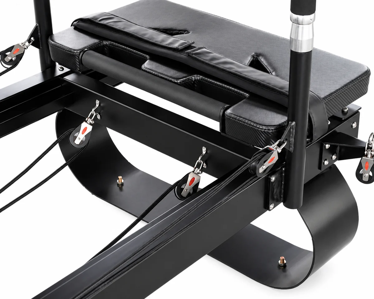 CP117 rear platform pulley and cord routing detail