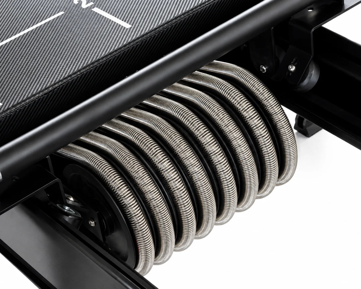 CP118 Mega Reformer heavy spring bank detail