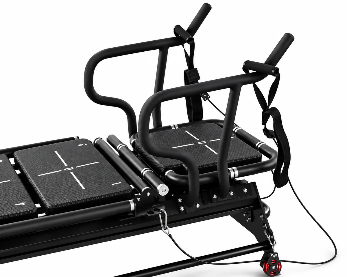 CP118 Mega Reformer multi-grip handle platform