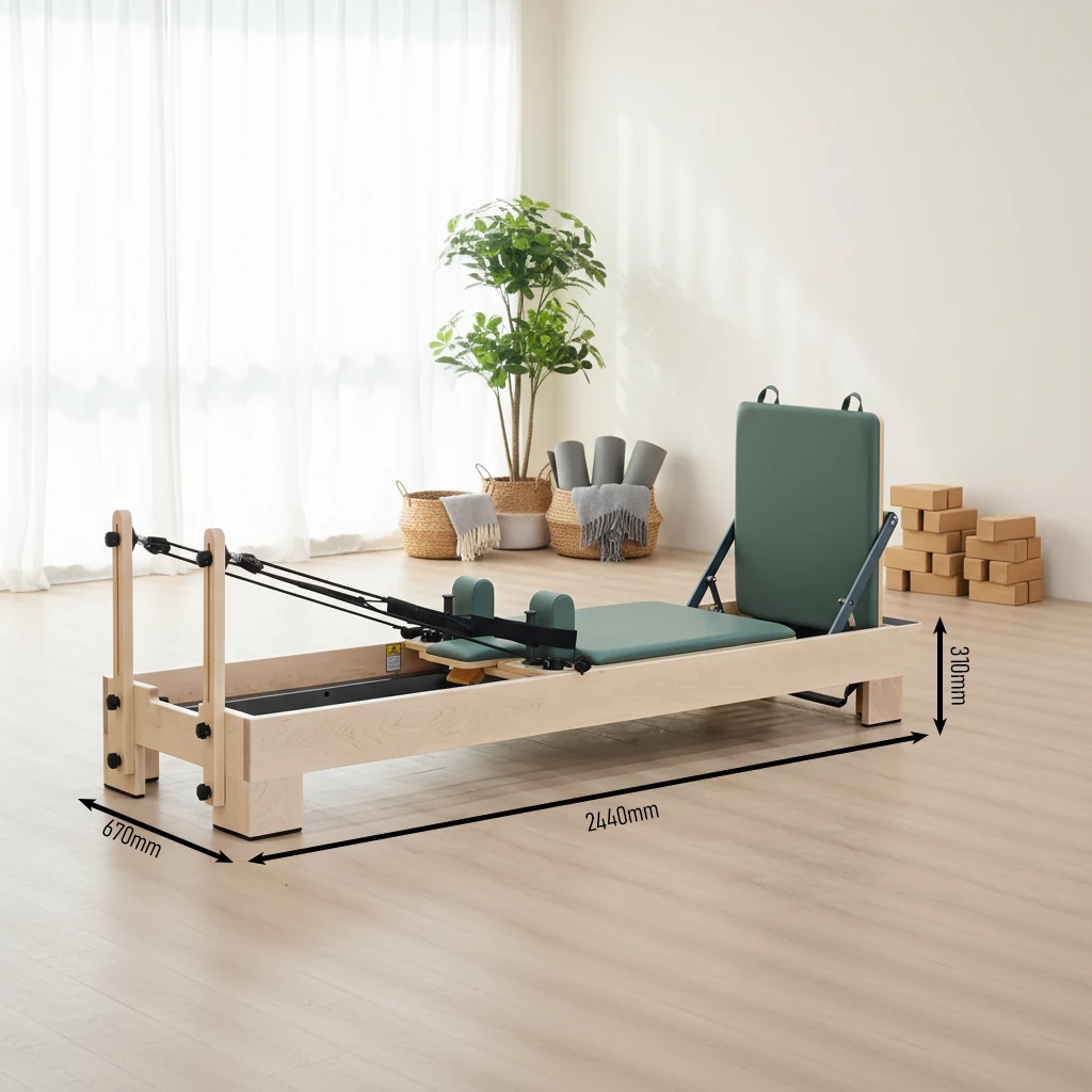 CP161 Maple Pilates Reformer Size Chart CP161 maple pilates reformer size chart