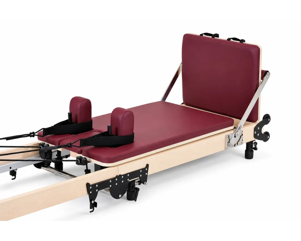 CP207 Maple Reformer Carriage and Headrest CP207 maple reformer carriage headrest and shoulder rests
