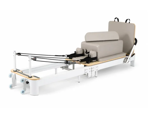 CP221 Foldable Aluminum Pilates Reformer Three-Quarter View