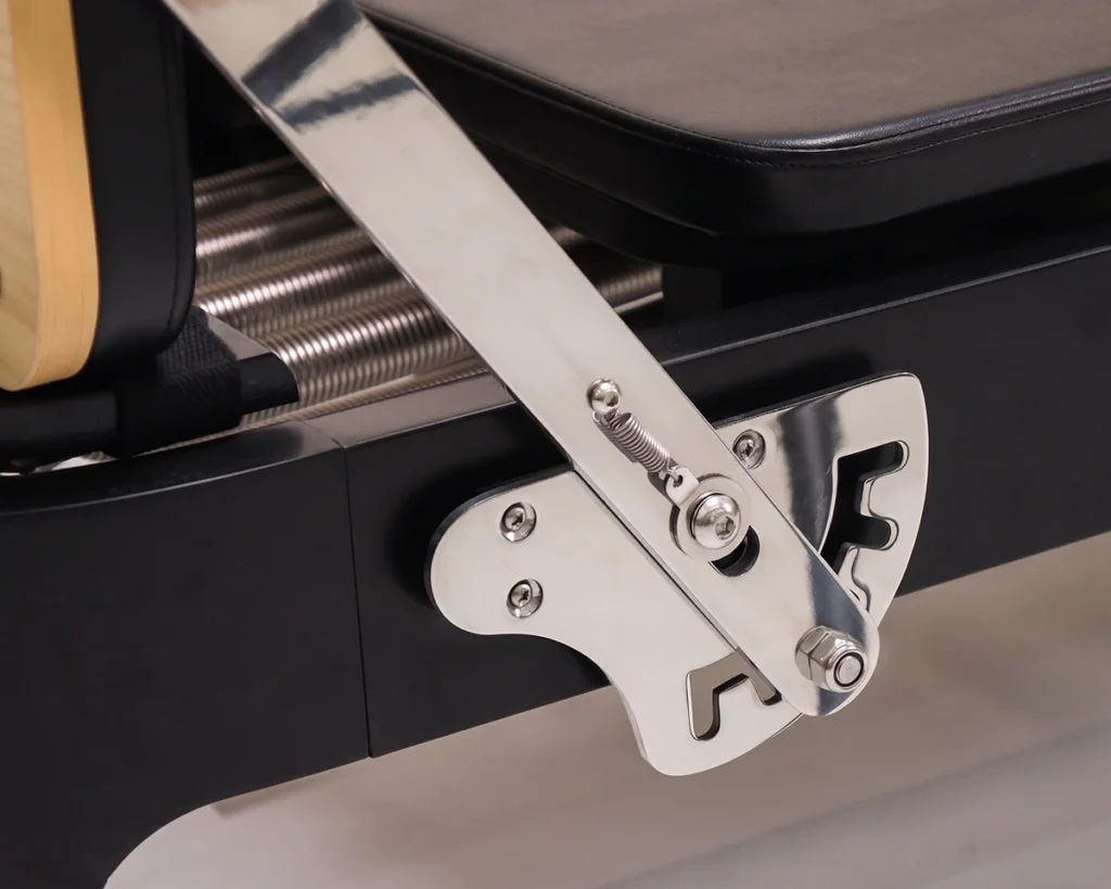 cp701-pilates-reformer-adjustable-footbar-detail