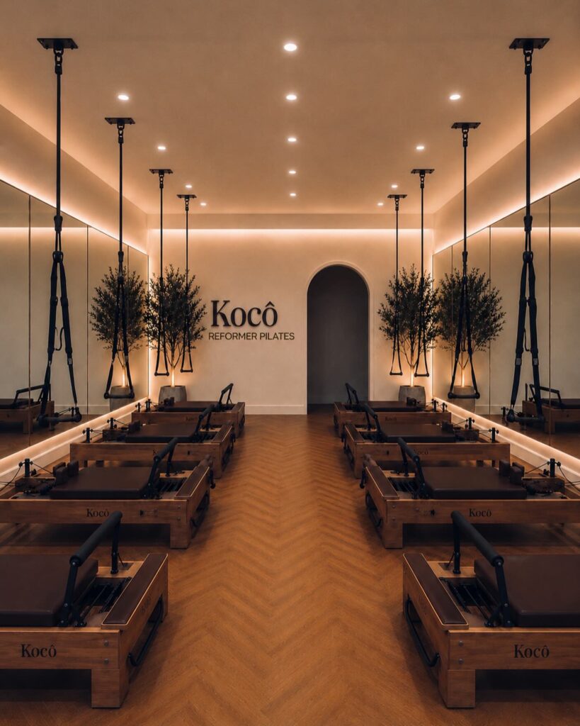 Kocô Reformer Pilates studio in Poland with customized Cheer Pilates equipment