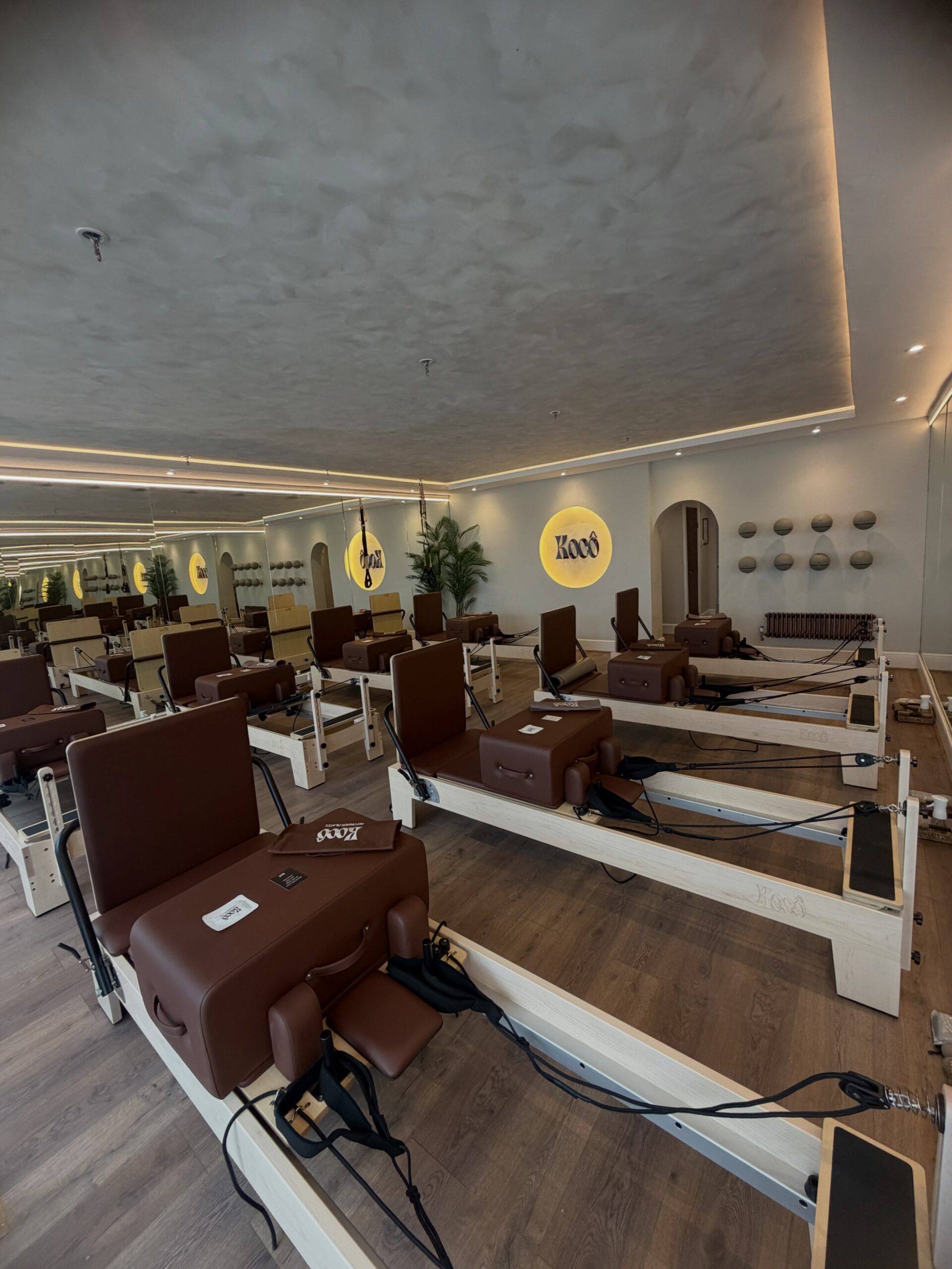 Customized Kocô Pilates reformers at Reformi Studio Lębork Poland