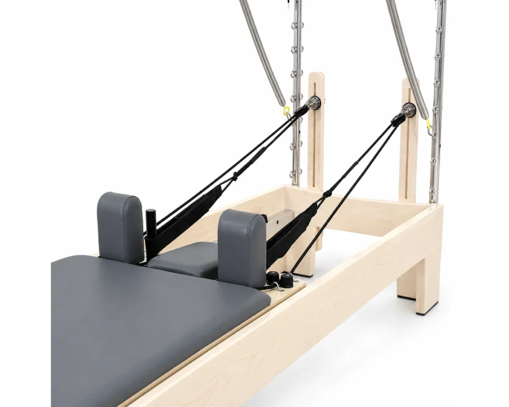 CP301 Maple Reformer Carriage and Rope Connection Detail CP301 maple reformer carriage and rope connection detail