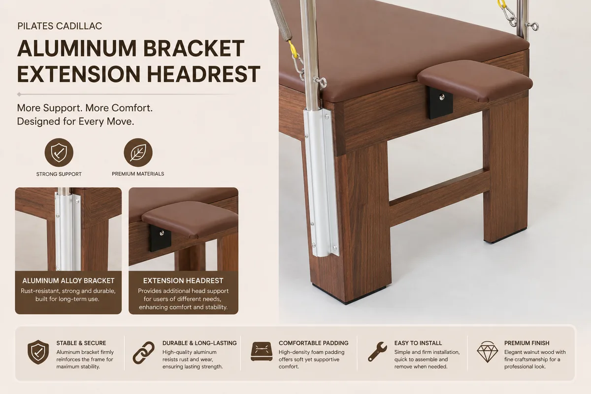CP347 Cadillac reformer padded carriage detail