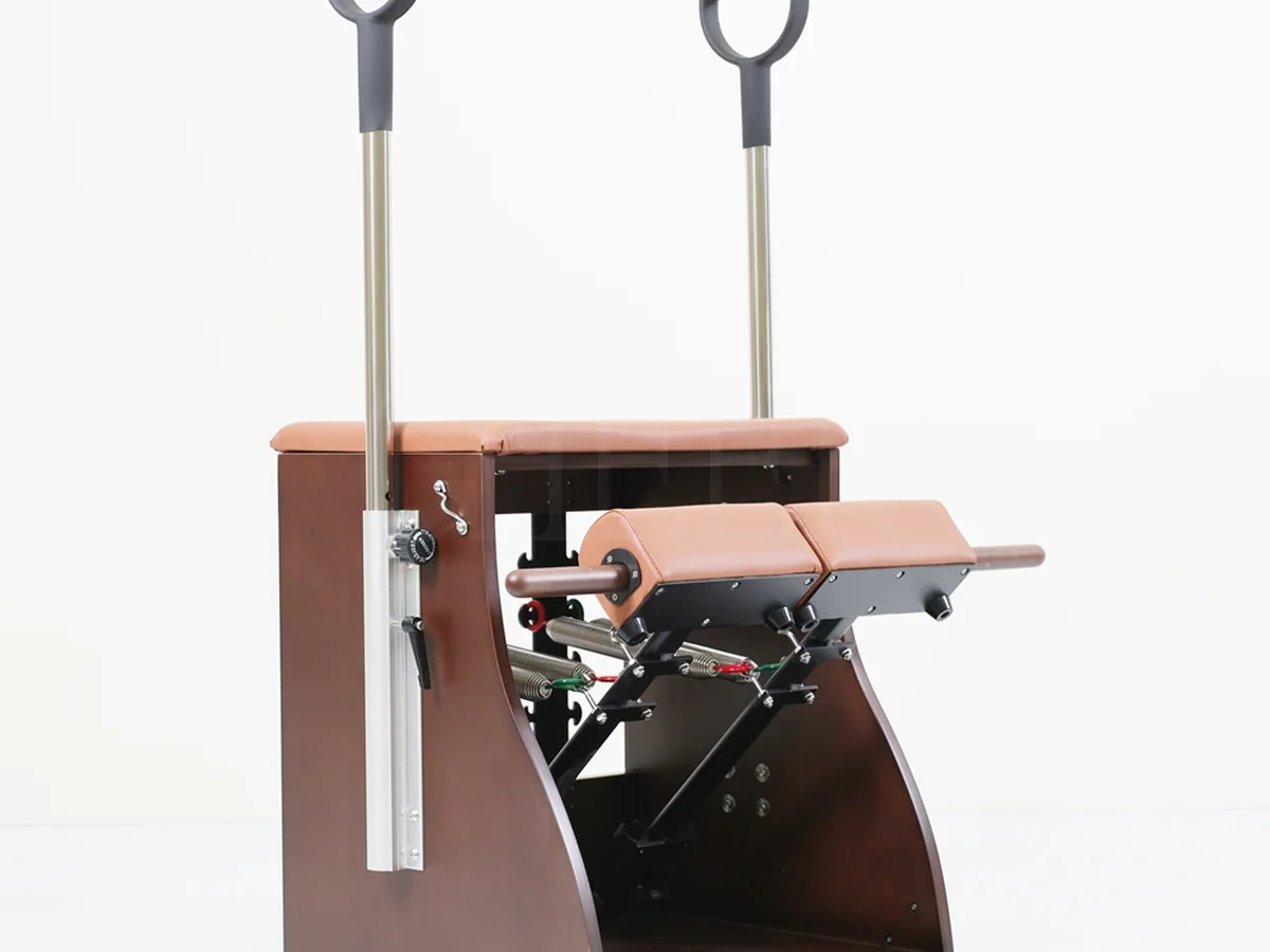 CP511 compact red oak Wunda Chair profile view