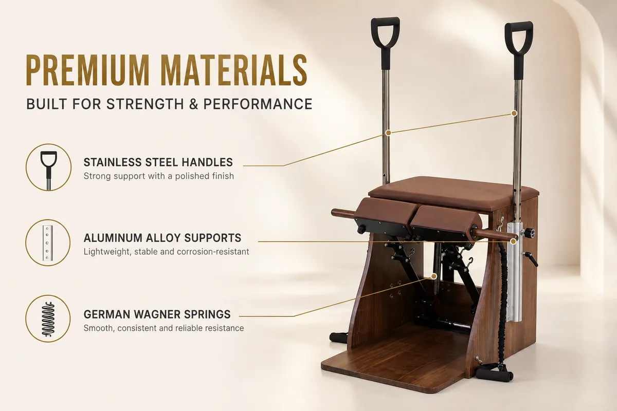 Walnut Wood Wunda Chair CP512 full product view